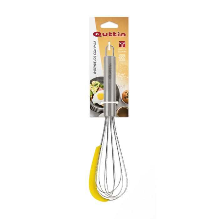 Batehuevos de acero inoxidable con pala 26 cm - Quttin (12 Unidades) 5 Batehuevos de acero inoxidable con pala 26 cm - Quttin (12 Unidades) 5