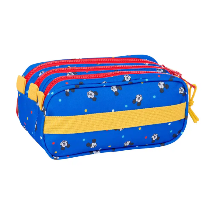 Portatodo Triple Mickey Mouse Clubhouse Good day Azul 21,5 x 10 x 8 cm 1