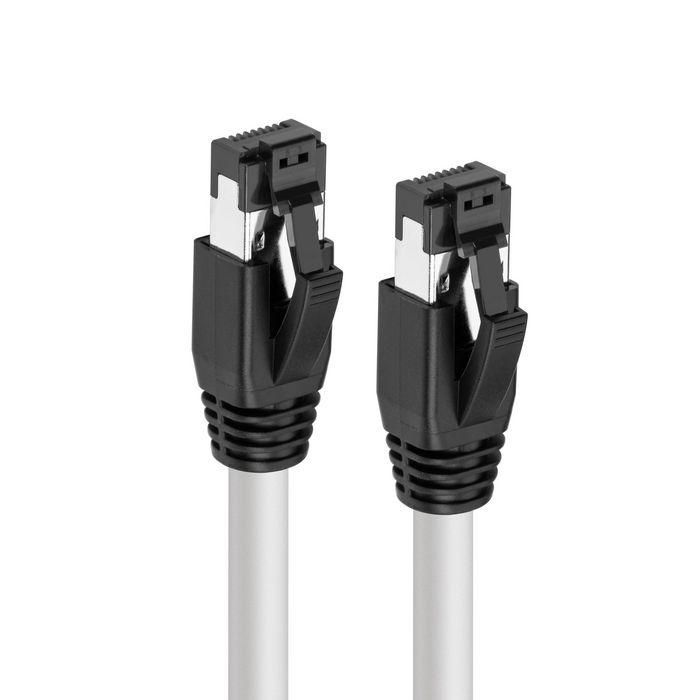 MicroConnect CAT8.1 S/FTP 1m White LSZH Shielded Network Cable, AWG 24 1 MicroConnect CAT8.1 S/FTP 1m White LSZH Shielded Network Cable, AWG 24 1