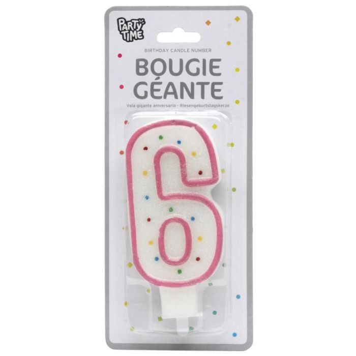 Party Time Vela Aniversario Surtida Números 0-9 14 cm 5 Party Time Vela Aniversario Surtida Números 0-9 14 cm 5
