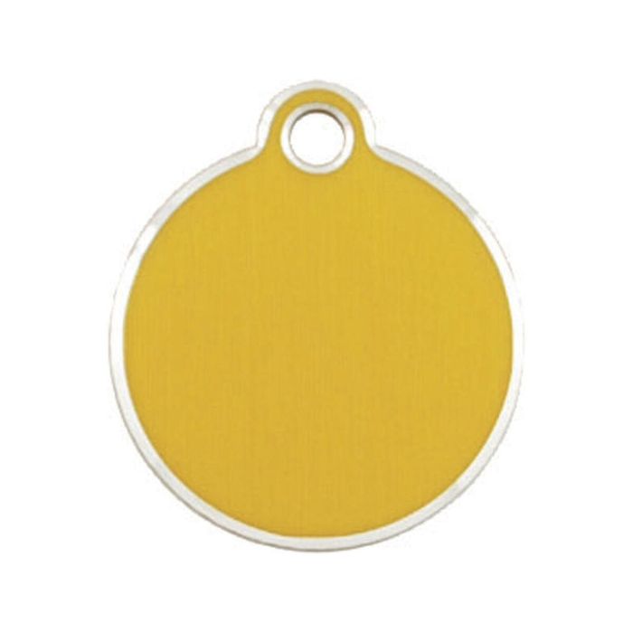 Placa identificativa para collar Imarc Circle Amarillo Dorado 0 Placa identificativa para collar Imarc Circle Amarillo Dorado 0