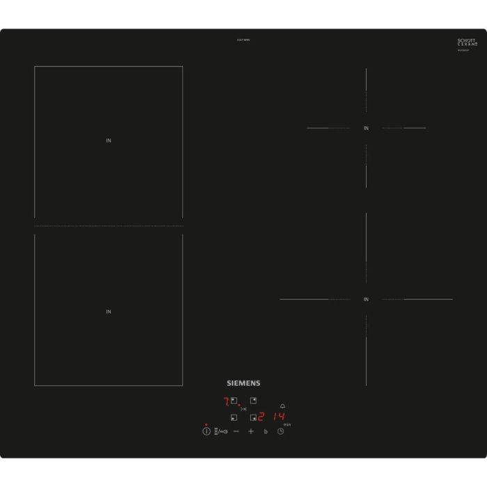 Tabla de inducción de Siemens - 4 luces - 60 cm - EE611BPB5E IQ500