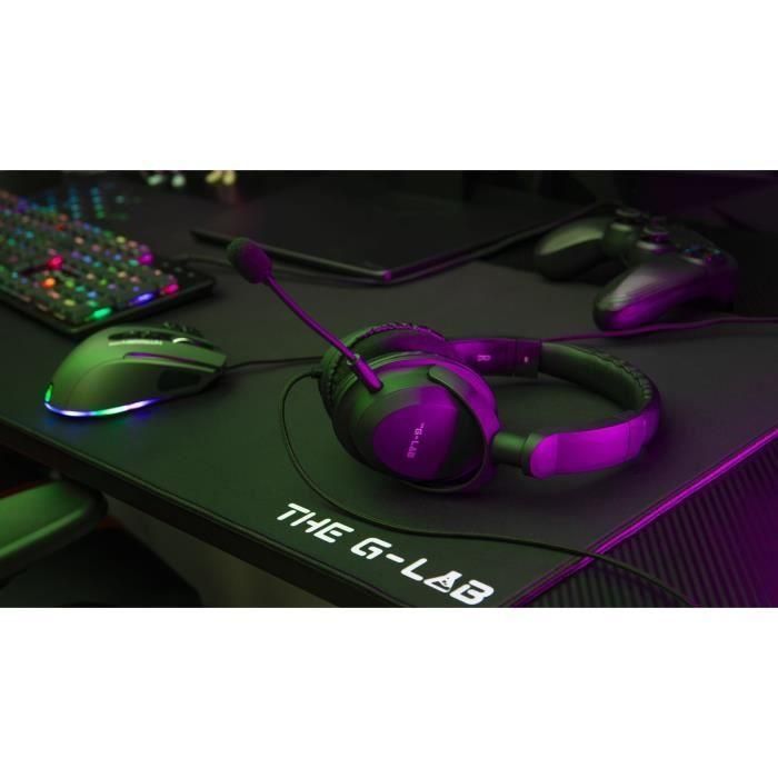 The G-Lab Gaming Headset - Compatible Pc, Xboxone - Black (Korp Carbon) 5 The G-Lab Gaming Headset - Compatible Pc, Xboxone - Black (Korp Carbon) 5