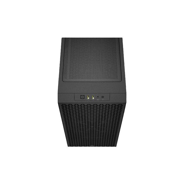 Corsair CC-9011251-WW 3000D Torre Media ATX, Panel de Vidrio Templado Negro con Iluminación RGB Multicolor, para Juegos y Montaje de PC