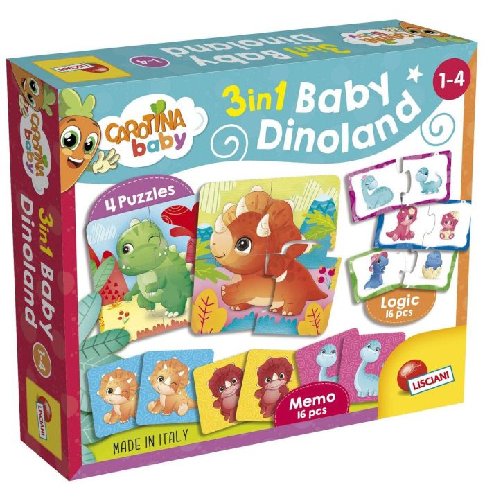 Lisciani Giochi AAABF84610 - Dinoland CAROTINA BABY - Rompecabezas, Memo, Juegos Educativos y de Asociaciones 6 Lisciani Giochi AAABF84610 - Dinoland CAROTINA BABY - Rompecabezas, Memo, Juegos Educativos y de Asociaciones 6