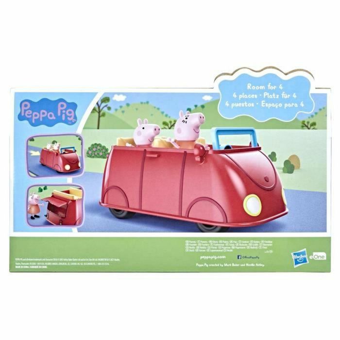 Hasbro HAS5010993868285 Peppa Pig - Peppa's Adventures Family Red Car - juguete preescolar con oraciones y efectos de sonido para 3 años+ 19 Hasbro HAS5010993868285 Peppa Pig - Peppa's Adventures Family Red Car - juguete preescolar con oraciones y efectos de sonido para 3 años+ 19