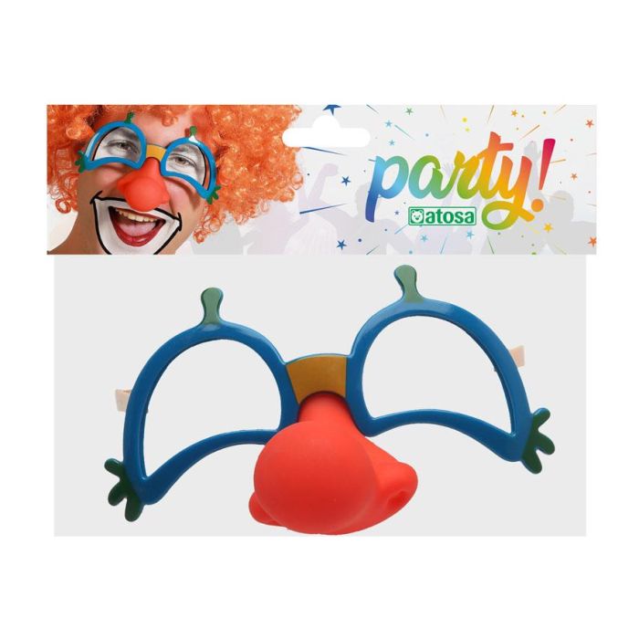Gafas de Payaso Carnaval Azul con Nariz Roja para Adulto y Niño - Accesorio para Fiestas y Disfraces 1 Gafas de Payaso Carnaval Azul con Nariz Roja para Adulto y Niño - Accesorio para Fiestas y Disfraces 1