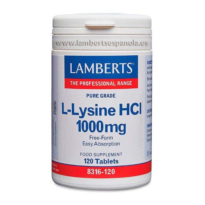 L-Lisina 500 Mg. Grado Puro. L-Lisina 500 Mg. Grado Puro.