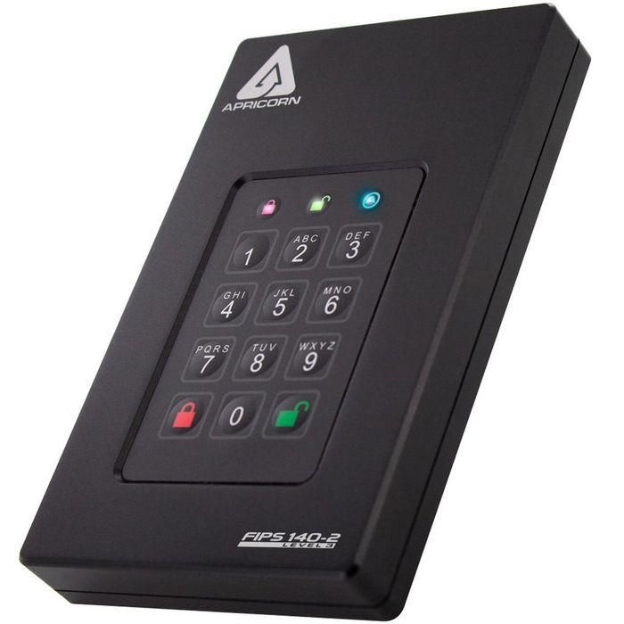Apricorn SSD Aegis Fortress L3 2TB, USB 3.1, Protección por Contraseña, Cifrado Hardware AES XTS 256-bit FIPS 140-2 Nivel 3 1