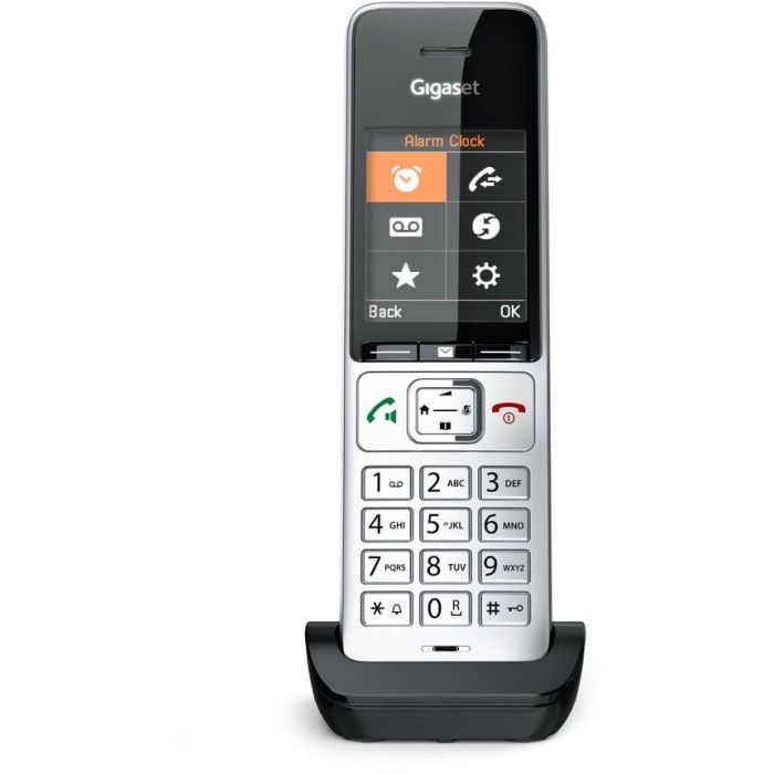 Gigaset COMFORT 500HX Teléfono Inalámbrico DECT/Analógico con Altavoz, Pantalla a Color de 2.2" y Agenda para 200 Contactos, Negro/Plata 0 Gigaset COMFORT 500HX Teléfono Inalámbrico DECT/Analógico con Altavoz, Pantalla a Color de 2.2" y Agenda para 200 Contactos, Negro/Plata 0