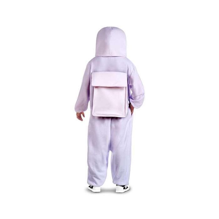 Disfraz among us impostor white XL (escafandra y traje con cremallera y bolsillos) 2 Disfraz among us impostor white XL (escafandra y traje con cremallera y bolsillos) 2