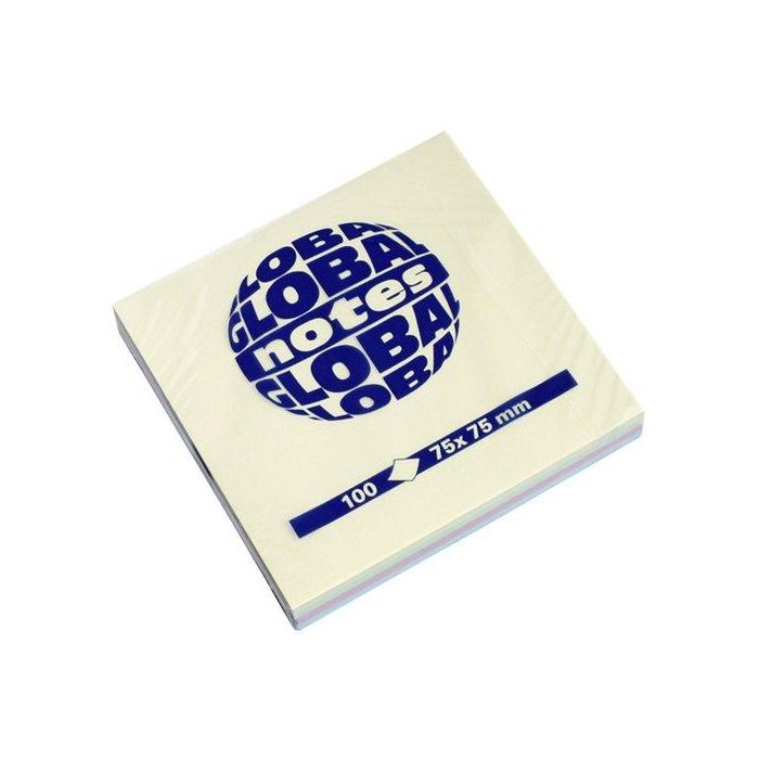 Taco Notas 100H 75X75 Colores Pastel (4X25H) (Set de 12)