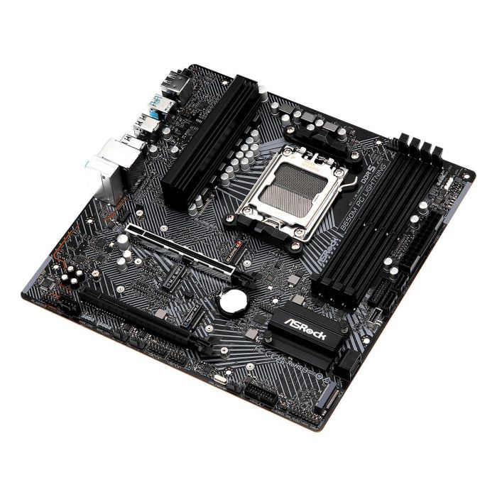 ASRock 90-MXBMV0-A0UAYZ Placa Base B650M PG Lightning, Socket AM5, AMD B650 Chipset, Micro ATX, DDR5 3