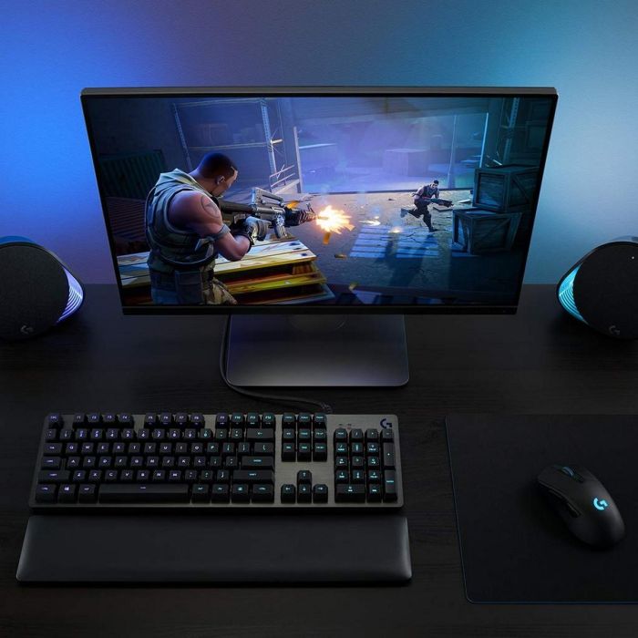 Logitech G G513 Teclado Gaming Mecánico RGB LIGHTSYNC con Interruptores GX Brown, Reposamanos de Espuma Viscoelástica, Carbono 2 Logitech G G513 Teclado Gaming Mecánico RGB LIGHTSYNC con Interruptores GX Brown, Reposamanos de Espuma Viscoelástica, Carbono 2