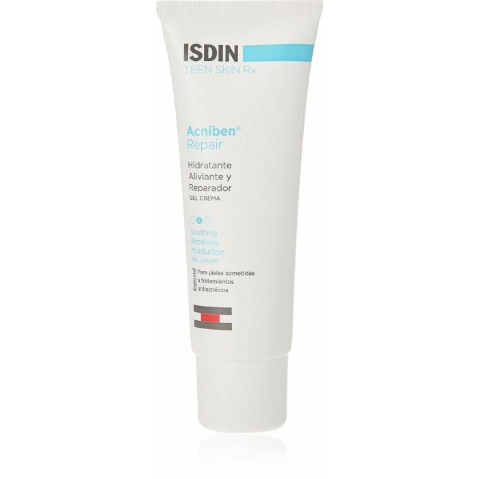 Isdin ACNIBEN repair gel crema Hidratante Facial Piel Sensible Acnéica post-Tratamiento con Ácido Hialurónico 40 ml