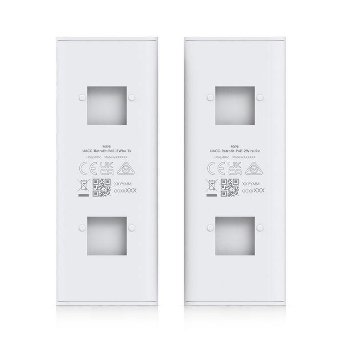 Ubiquiti PoE Over 2-Wire Retrofit Extender, 10/100 MbE, Homeplug AV, PoE++, Polycarbonate, white 26 Ubiquiti PoE Over 2-Wire Retrofit Extender, 10/100 MbE, Homeplug AV, PoE++, Polycarbonate, white 26