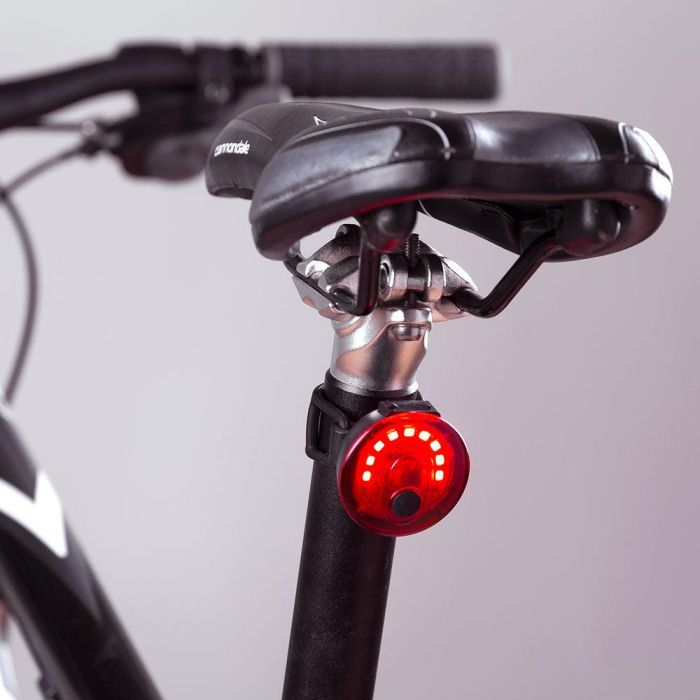 Luz Trasera Bicicleta LED 2 Niveles+Destello 2