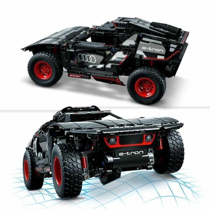 LEGO Technic 42160 Audi RS Q e-tron, Coche de Rally Teledirigido, Modelo Todoterreno Dakar 4