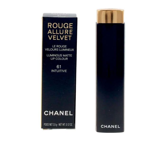 CHANEL ROUGE ALLURE VELVET #61-intuitive 3,5 gr Labial Mate Sedoso 1 CHANEL ROUGE ALLURE VELVET #61-intuitive 3,5 gr Labial Mate Sedoso 1
