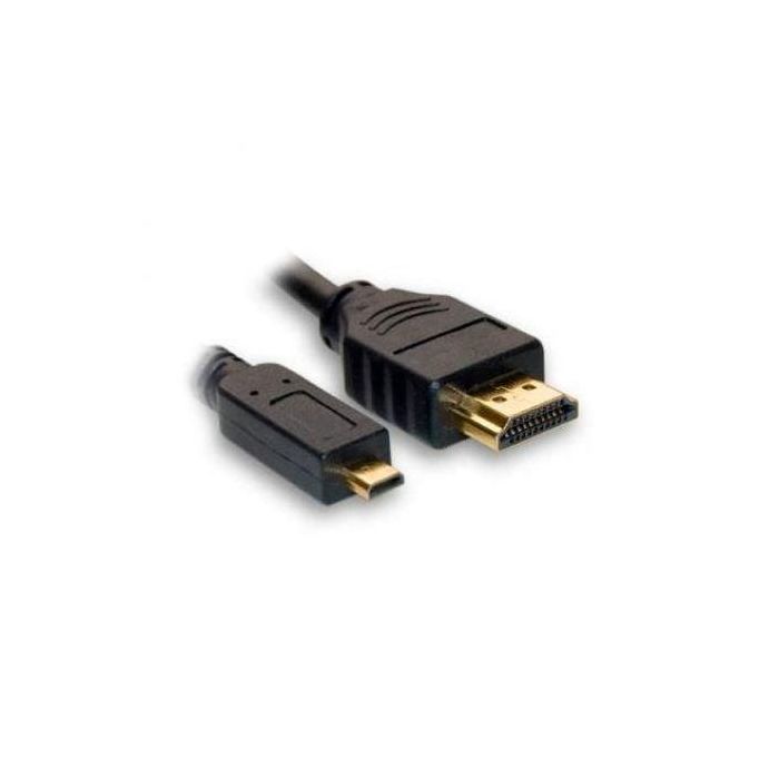 Cable HDMI 3GO CMHDMI/ HDMI Macho - Micro HDMI Macho/ 1.8m/ Negro 3