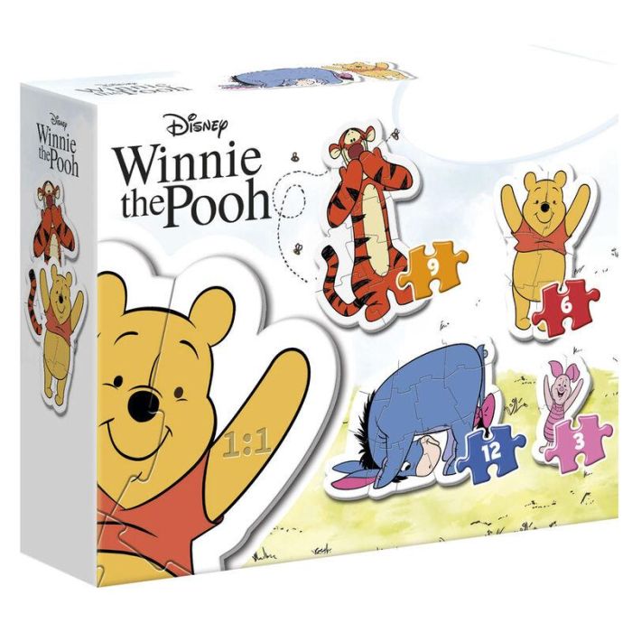 Puzzle My First Puzzle Winnie the Pooh Disney 3-6-9-12pzs 1