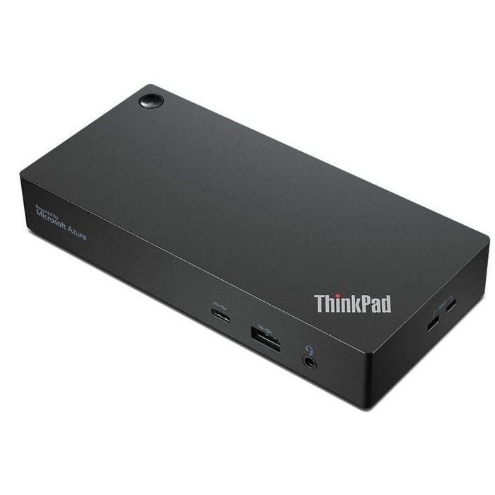Lenovo ThinkPad Universal USB-C Smart Dock TB20, Estación de Acoplamiento Inteligente con USB 3.2 Gen 1 (3.1 Gen 1) Type-A + Type-C, Negro Lenovo ThinkPad Universal USB-C Smart Dock TB20, Estación de Acoplamiento Inteligente con USB 3.2 Gen 1 (3.1 Gen 1) Type-A + Type-C, Negro