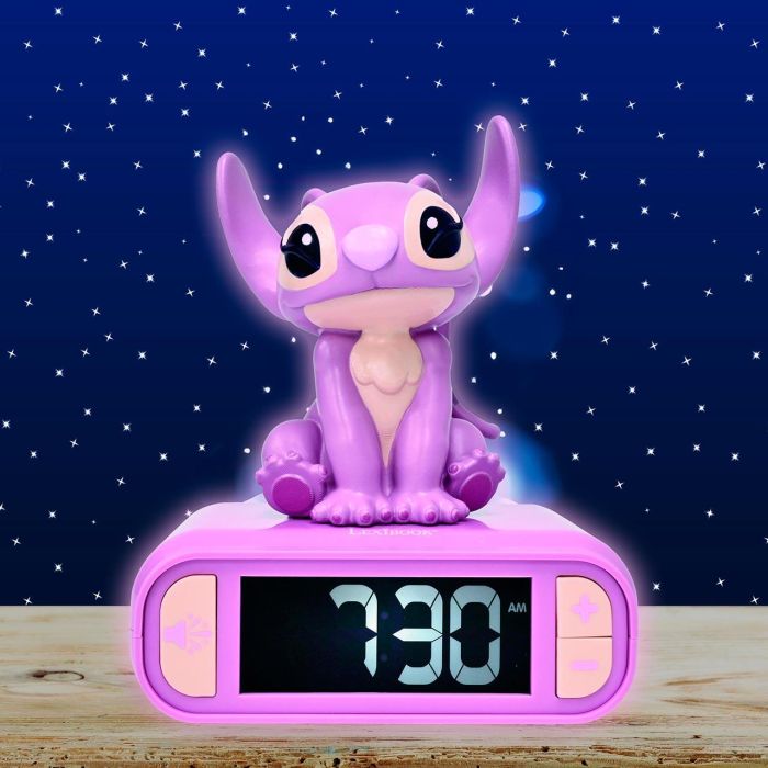 Lexibook Despertador Luminoso Disney Stitch RL800D1 con Luz Nocturna y 6 Tonos 1 Lexibook Despertador Luminoso Disney Stitch RL800D1 con Luz Nocturna y 6 Tonos 1