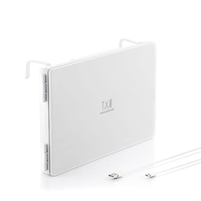 Espejo para baño con luz LED y visión 360º InnovaGoods 4