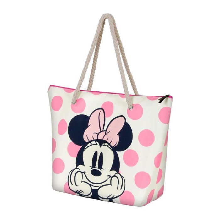 Disney Minnie Mouse Bolsa de Playa Soleil Dots Rosa 1 Disney Minnie Mouse Bolsa de Playa Soleil Dots Rosa 1
