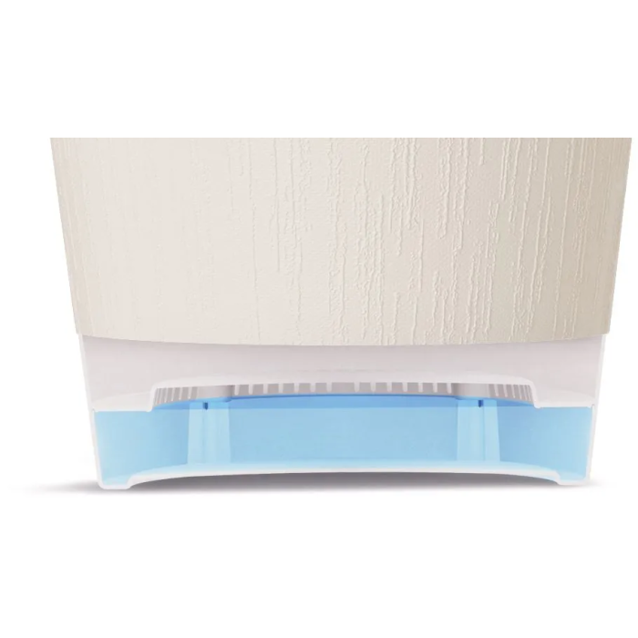 Stefanplast ETHICA Maceta con Autorriego, 2 Litros, 40x39 cm, Color Blanco