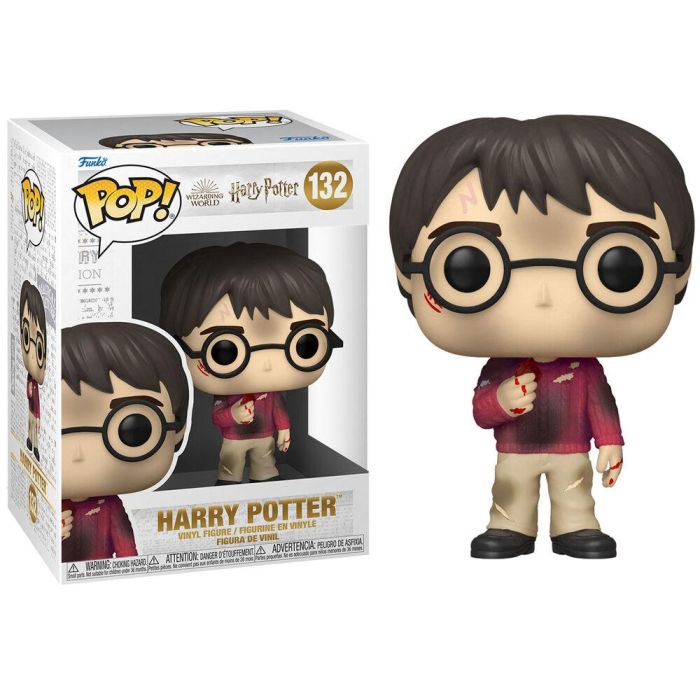 FUNKO Harry Potter Figura POP Harry Potter Anniversary Harry with the Stone Vinilo 9cm Caja Regalo