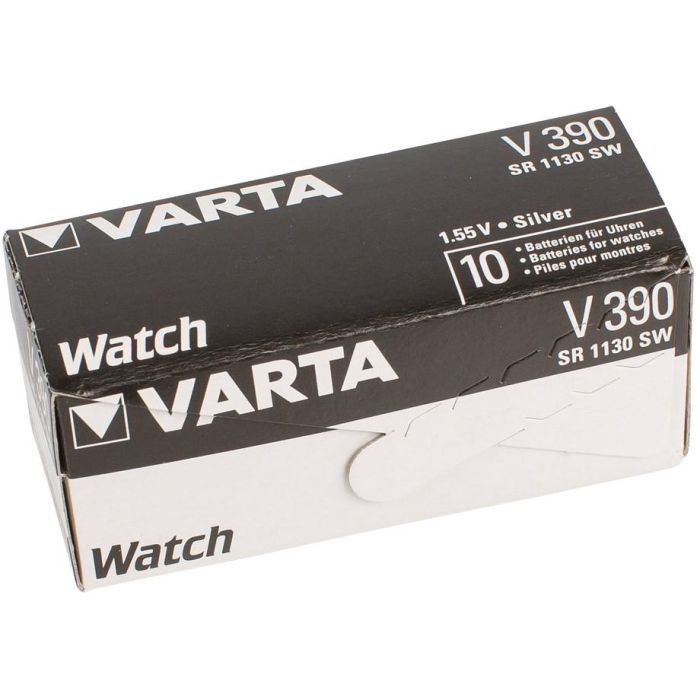 Varta Micro pila de botón Silver SR54 - V390 1,55V Óxido de Plata Ø11,6x3,05mm Blister 1 unid. 1 Varta Micro pila de botón Silver SR54 - V390 1,55V Óxido de Plata Ø11,6x3,05mm Blister 1 unid. 1