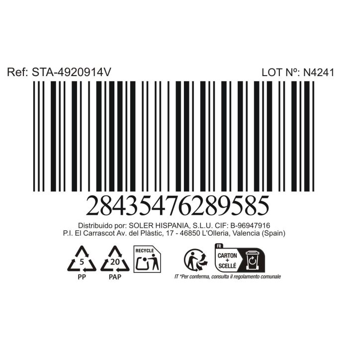 Inde Taza Jumbo 450 cc Mondoñedo Verde - 11.7x7.7 cm (6 Unidades)