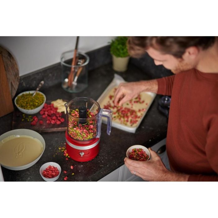 KitchenAid 5KFCB519EER Picadora/Procesador de Alimentos Inalámbrico 1.18L Empire Red 2 Velocidades Batería Litio 4