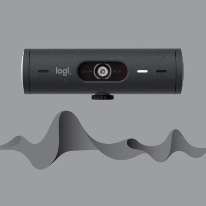 Logitech BRIO 500 Webcam Full HD 1080p 60fps Grafito con Autoenfoque y Corrección de Luz Automática 4