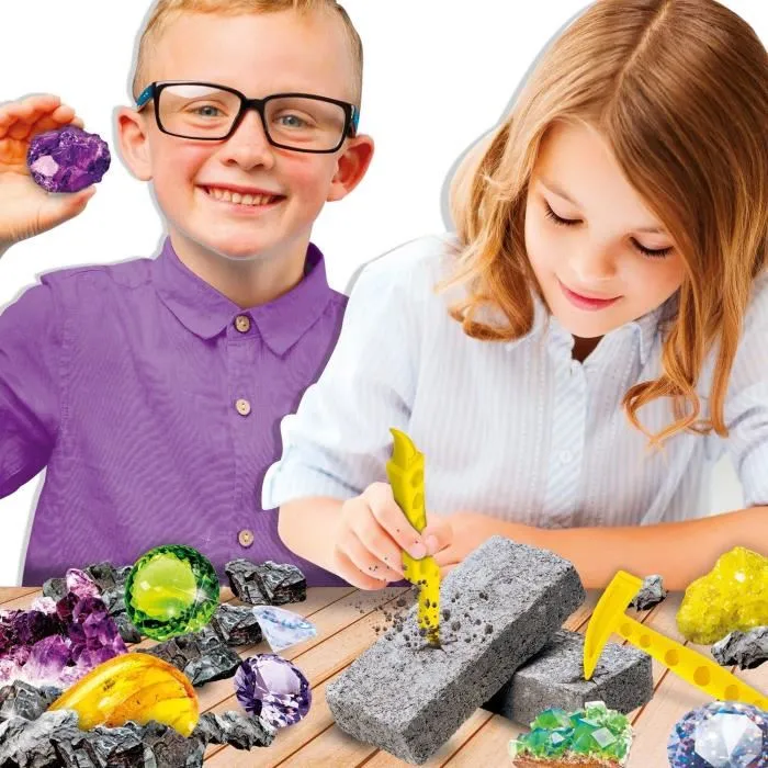 Lisciani Giochi LIS8008324104956 Kit Científico Descubrimiento de Minerales Bloque de Excavación 2 Lisciani Giochi LIS8008324104956 Kit Científico Descubrimiento de Minerales Bloque de Excavación 2