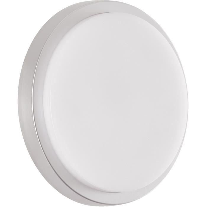 Luz de techo exterior Devora Color plateado LED integrado 5