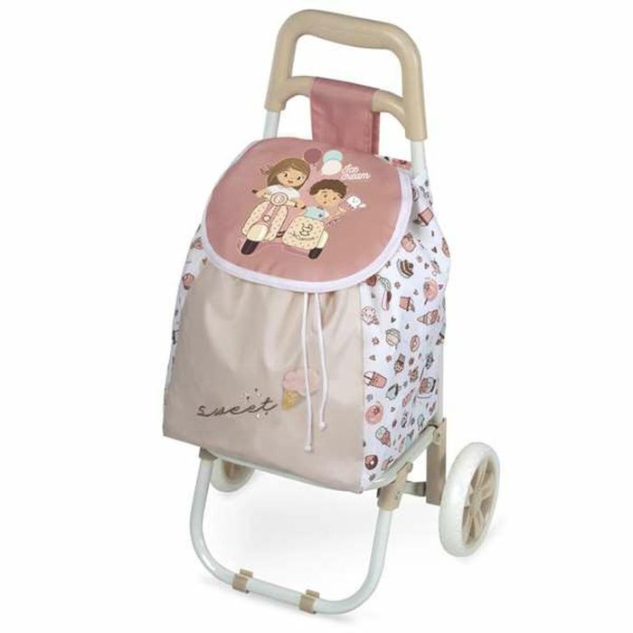 Carro de Compra Decuevas Sweet Bolsillo trasero con cremallera 36 x 30 x 66 cm