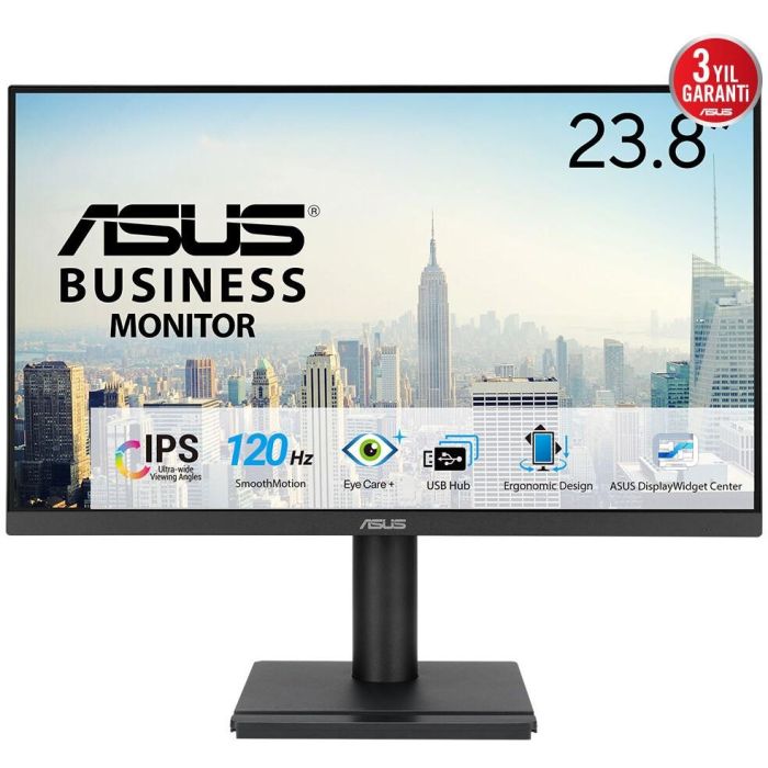 Asus Monitor VA249QGS 23.8" Full HD 120Hz IPS Sin Marco Ergonómico Negro