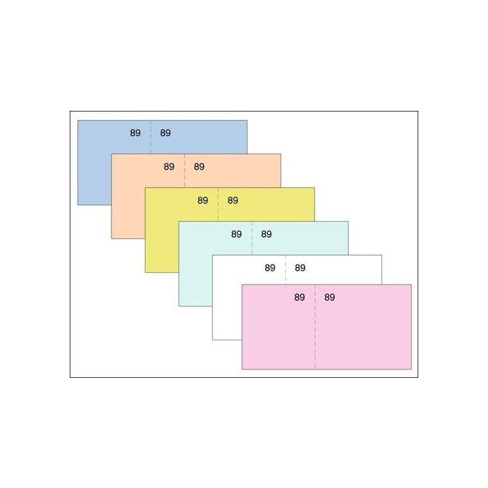 Talonario Caja 6 De 4º Numerados Loan Verde (Set de 20)