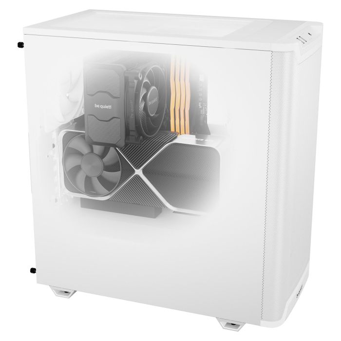 Be Quiet! PURE BASE 501 Airflow Caja Midi Tower PC Blanco ATX micro ATX Mini-ITX ABS Acero 4 Be Quiet! PURE BASE 501 Airflow Caja Midi Tower PC Blanco ATX micro ATX Mini-ITX ABS Acero 4