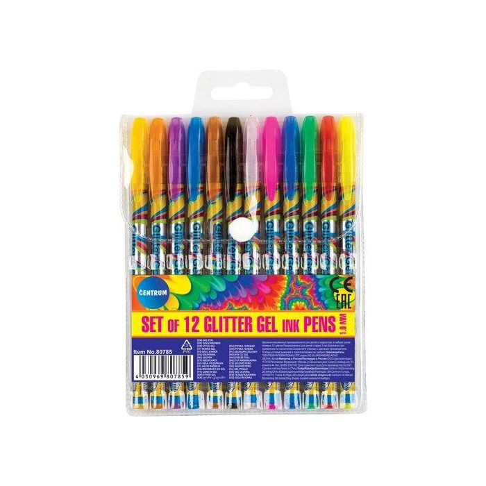 Roller Gel Centrum Glitter 1,0 Bolsa De 12 (Set de 20) Roller Gel Centrum Glitter 1,0 Bolsa De 12 (Set de 20)