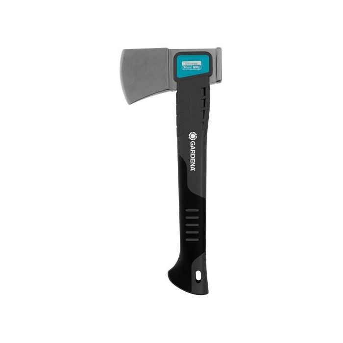 Gardena 900 B Hacha Universal con Mango de Plástico, Revestimiento Antiadherente, Ergonómica, Negro y Azul, 34 mm 0 Gardena 900 B Hacha Universal con Mango de Plástico, Revestimiento Antiadherente, Ergonómica, Negro y Azul, 34 mm 0