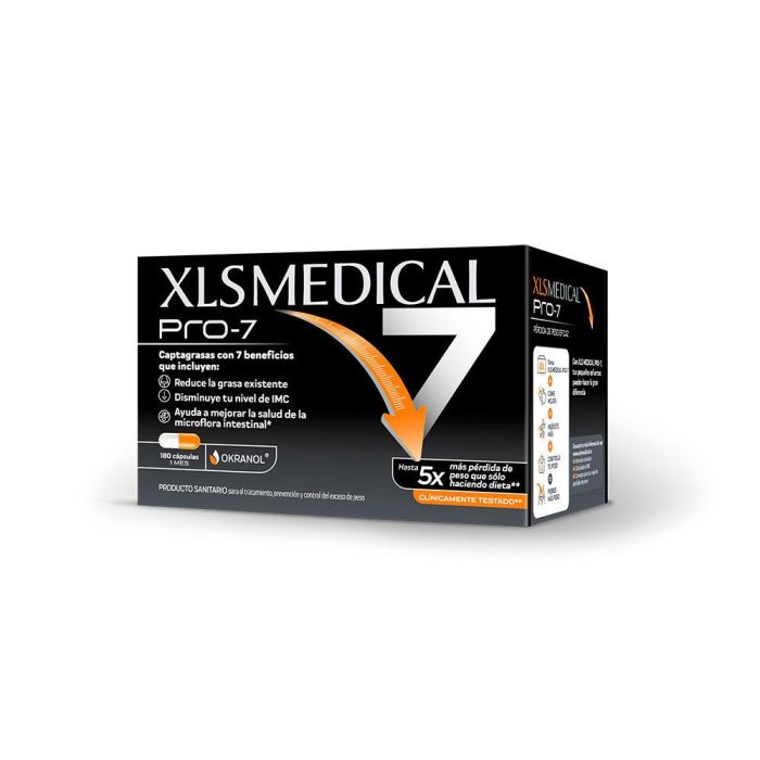 Xls Medical PRO-7 Captagrasas 180 Cápsulas Control y Pérdida de Peso 1