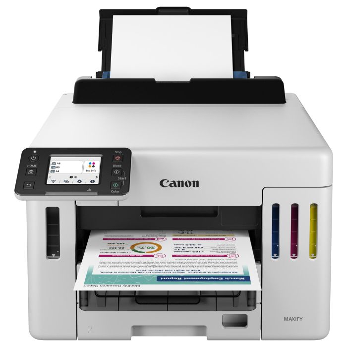Canon Maxify Gx5550 Megatank Impresora de Inyección de Tinta Wi-Fi, Pantalla Táctil LCD 6,9 cm, A4, Solo Imprimir 0 Canon Maxify Gx5550 Megatank Impresora de Inyección de Tinta Wi-Fi, Pantalla Táctil LCD 6,9 cm, A4, Solo Imprimir 0