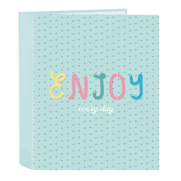 Carpeta de anillas BlackFit8 Enjoy Verde A4 27 x 33 x 6 cm 0 Carpeta de anillas BlackFit8 Enjoy Verde A4 27 x 33 x 6 cm 0