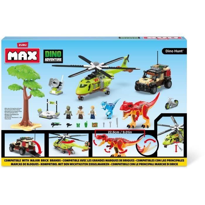 Set de Construcción - ZURU - Dino Adventure Dino Hunt (592 piezas) - Aventura prehistórica con dinosaurios y vehículos 2 Set de Construcción - ZURU - Dino Adventure Dino Hunt (592 piezas) - Aventura prehistórica con dinosaurios y vehículos 2
