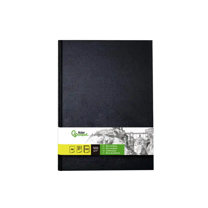 Liderpapel Bloc Dibujo Esbozos DIN A6 148x105 mm, 100 Hojas, 100 gr/m2 1