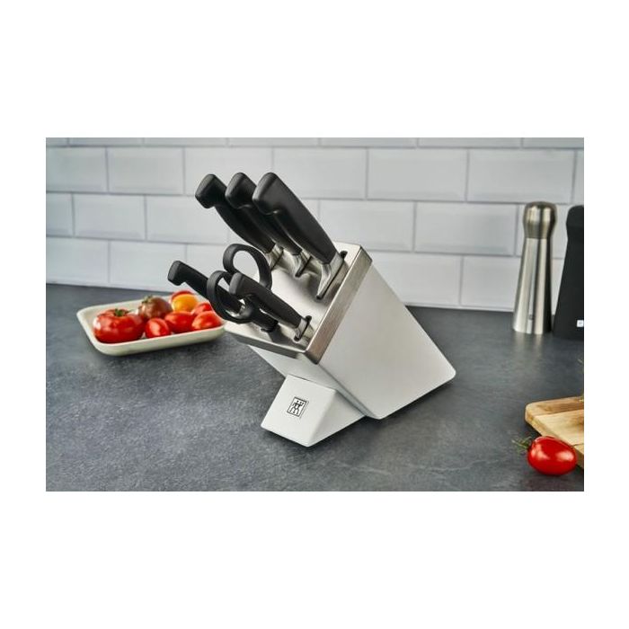 Zwilling Vier Sterne Messerblock 7-Teilig Weiß 3