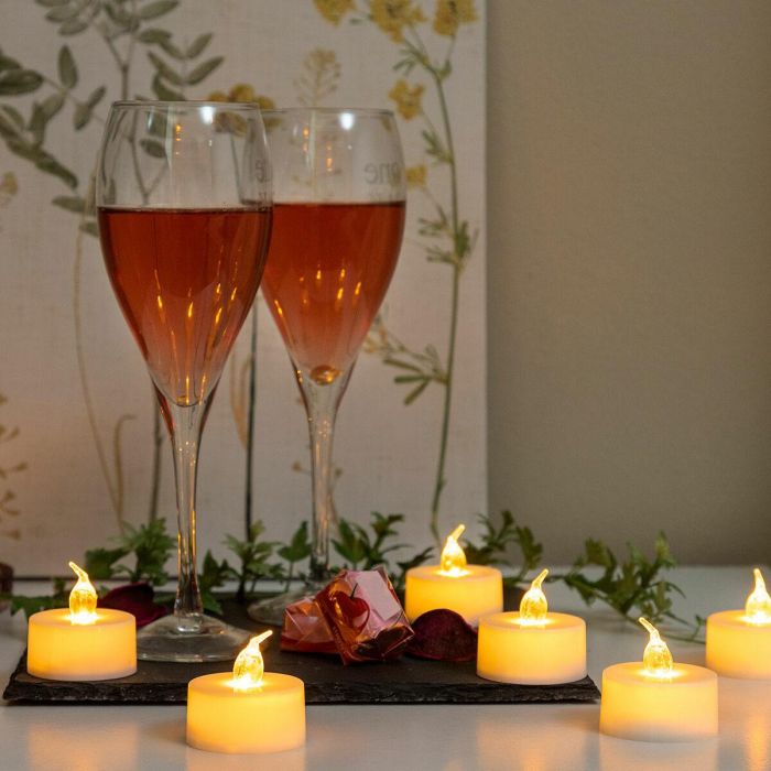 Set de Velas de Té LED Romandle InnovaGoods 12 Unidades 4 Set de Velas de Té LED Romandle InnovaGoods 12 Unidades 4